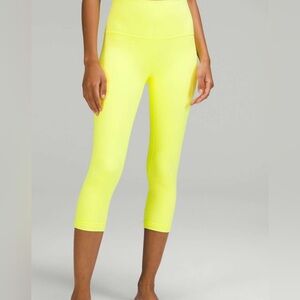 Lululemon Athletica Lime Green Capris